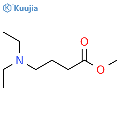 Butanoic acid, 4-(diethylamino)-, methyl ester structure