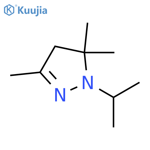 2-Pyrazoline,  1-isopropyl-3,5,5-trimethyl-  (7CI) structure