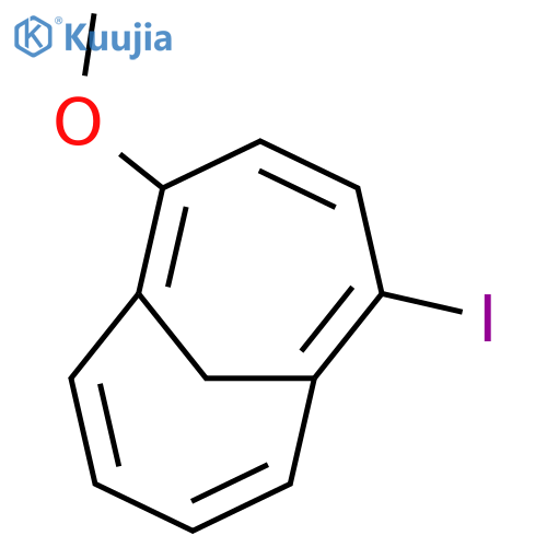 BICYCLO[4.4.1]UNDECA-1,3,5,7,9-PENTAENE, 2-IODO-5-METHOXY- structure