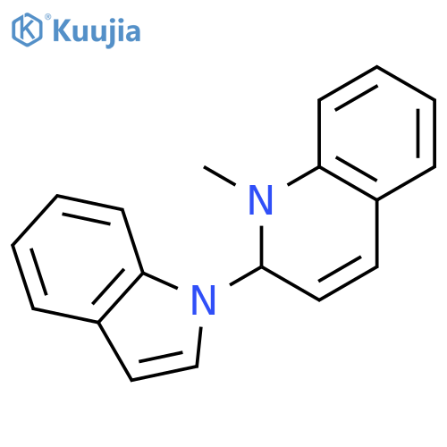 QUINOLINE, 1,2-DIHYDRO-2-(1H-INDOL-1-YL)-1-METHYL- structure