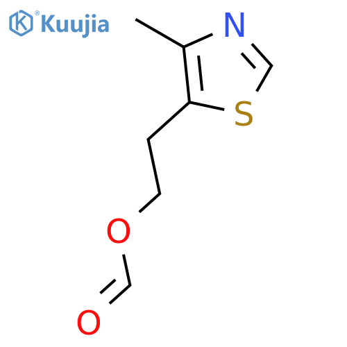 2-(4-Methylthiazol-5-yl)ethyl formate structure