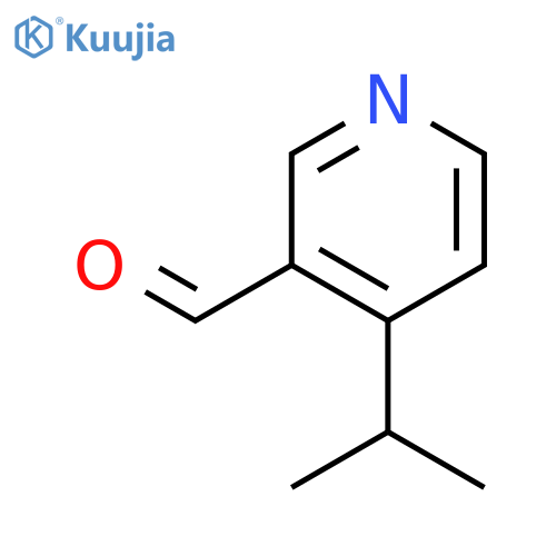 4-(propan-2-yl)pyridine-3-carbaldehyde structure