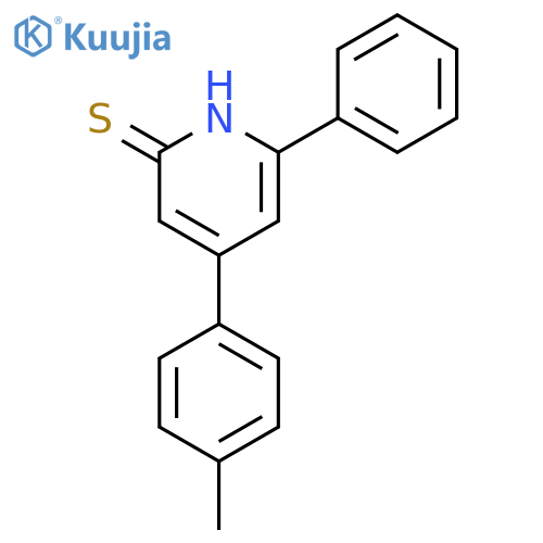 2(1H)-Pyridinethione, 4-(4-methylphenyl)-6-phenyl- structure