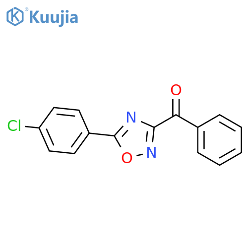 Methanone, [5-(4-chlorophenyl)-1,2,4-oxadiazol-3-yl]phenyl- structure