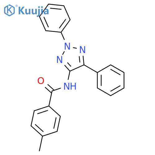 Benzamide, N-(2,5-diphenyl-2H-1,2,3-triazol-4-yl)-4-methyl- structure