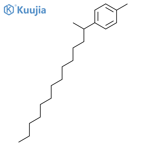 BENZENE, 1-METHYL-4-(1-METHYLTRIDECYL)- structure