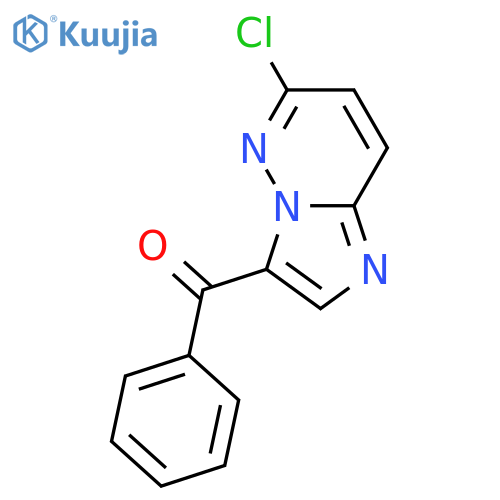 (6-Chloroimidazo[1,2-b]pyridazin-3-yl)(phenyl)methanone structure