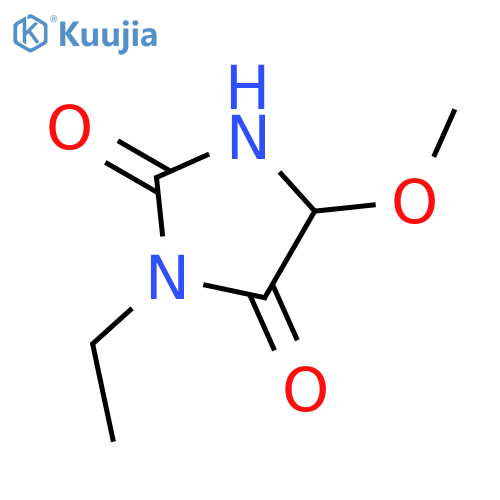 3-ethyl-5-methoxy-2,4-Imidazolidinedione structure