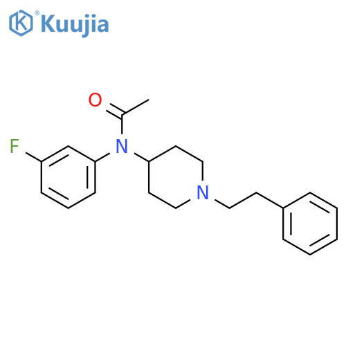 ACETAMIDE, N-(3-FLUOROPHENYL)-N-[1-(2-PHENYLETHYL)-4-PIPERIDINYL]- structure