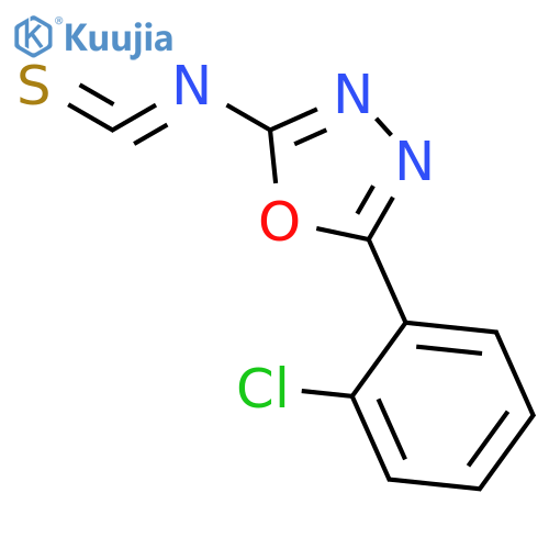 1,3,4-Oxadiazole, 2-(2-chlorophenyl)-5-isothiocyanato- structure