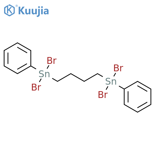 Dibromo-[4-[dibromo(phenyl)stannyl]butyl]-phenylstannane structure