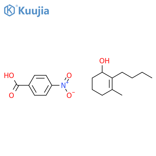 2-Cyclohexen-1-ol, 2-butyl-3-methyl-, 4-nitrobenzoate structure