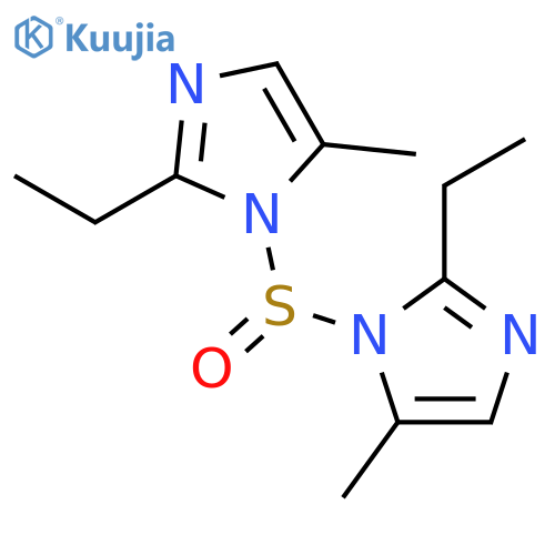 1H-IMIDAZOLE, 1,1'-SULFINYLBIS[2-ETHYL-5-METHYL- structure