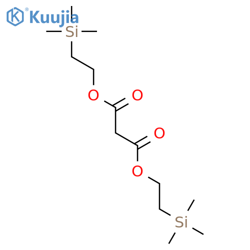 PROPANEDIOIC ACID, BIS[2-(TRIMETHYLSILYL)ETHYL] ESTER structure