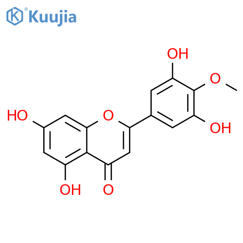 2-(3,5-dihydroxy-4-methoxyphenyl)-5,7-dihydroxy-4H-chromen-4-one structure