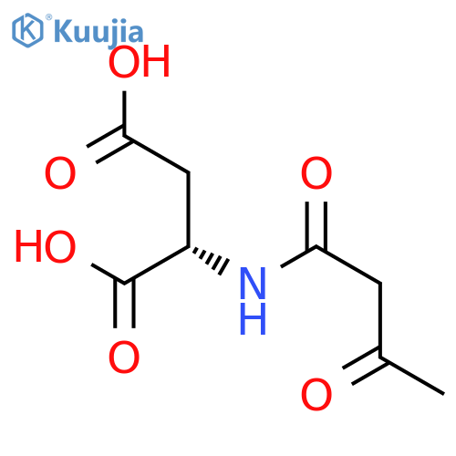 L-ASPARTIC ACID, N-(1,3-DIOXOBUTYL)- structure