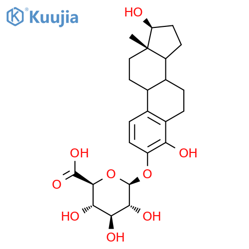 4-Hydroxyestradiol 3-O-b-D-Glucuronide structure