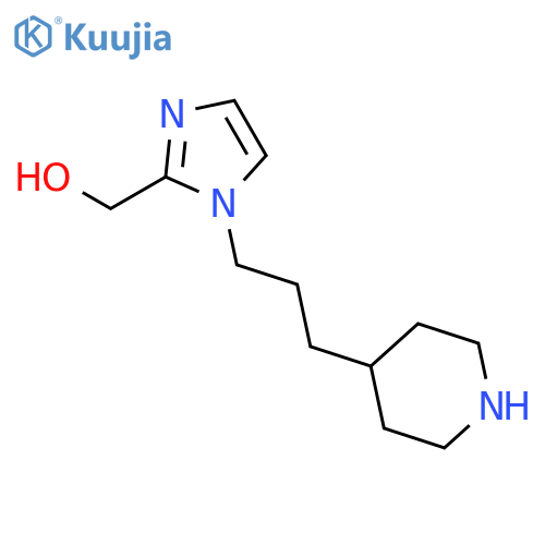 1H-IMIDAZOLE-2-METHANOL, 1-[3-(4-PIPERIDINYL)PROPYL]- structure