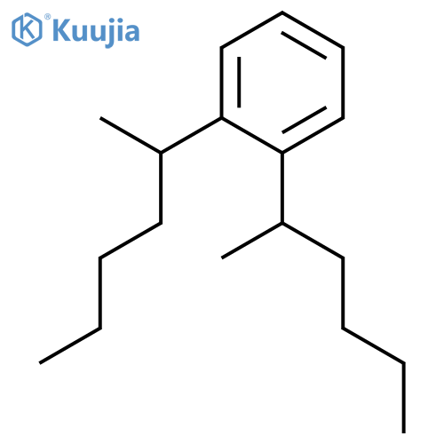 BENZENE, BIS(1-METHYLPENTYL)- structure