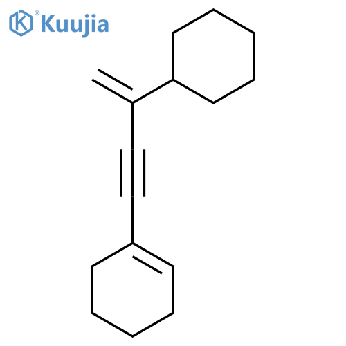 CYCLOHEXENE, 1-(3-CYCLOHEXYL-3-BUTEN-1-YNYL)- structure