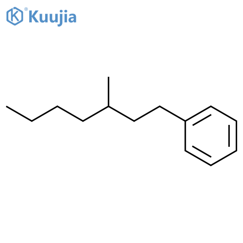 Benzene, (3-methylheptyl)- structure