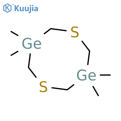 1,5,3,7-Dithiadigermocane, 3,3,7,7-tetramethyl- structure