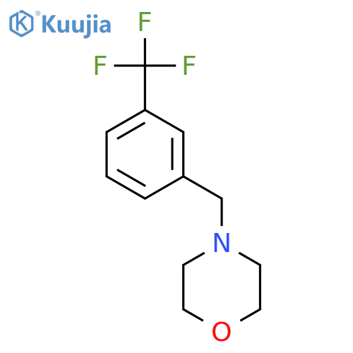 Morpholine, 4-[[3-(trifluoromethyl)phenyl]methyl]- structure