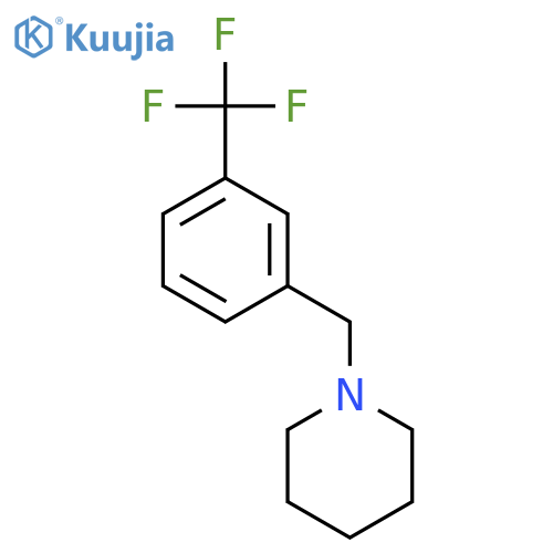 Piperidine, 1-[[3-(trifluoromethyl)phenyl]methyl]- structure