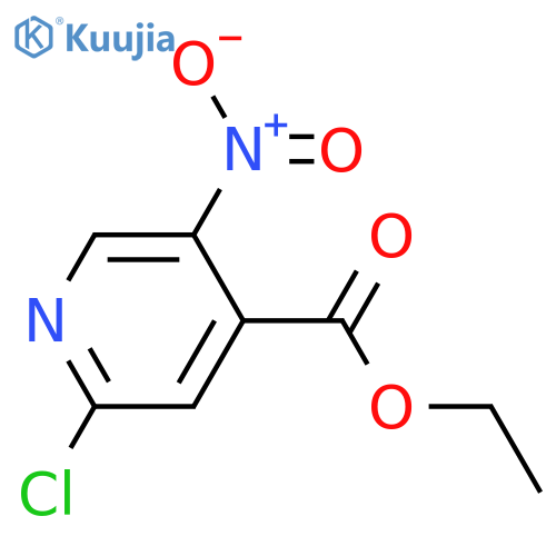 ethyl 2-chloro-5-nitropyridine-4-carboxylate structure