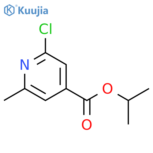 2-chloro-6-methylisonicotinic acid isopropyl ester structure