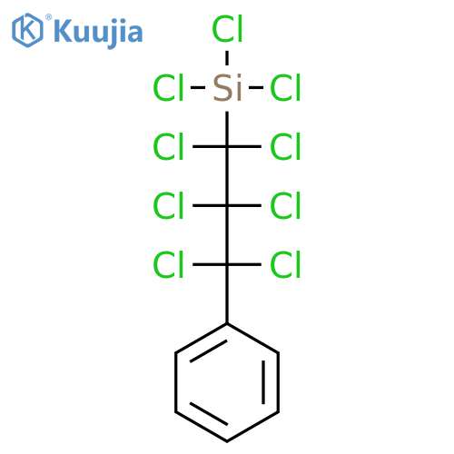 SILANE, TRICHLORO(1,1,2,2,3,3-HEXACHLORO-3-PHENYLPROPYL)- structure