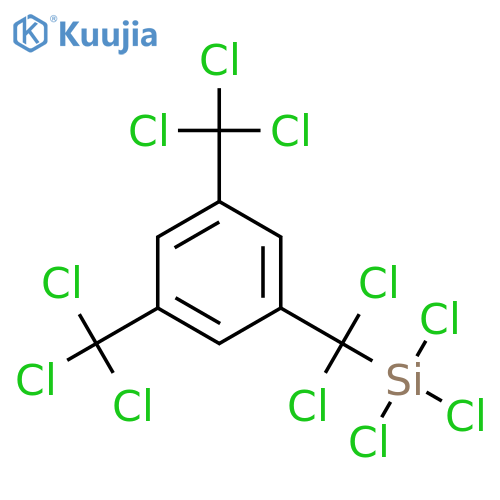 Silane, [[3,5-bis(trichloromethyl)phenyl]dichloromethyl]trichloro- structure
