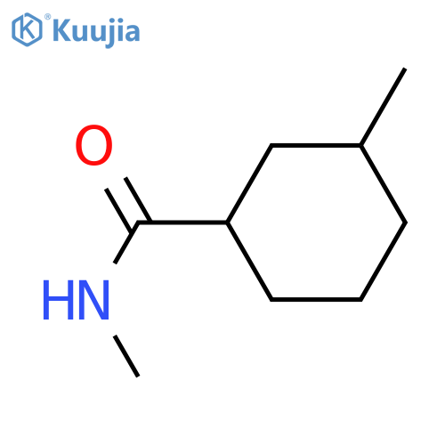 Cyclohexanecarboxamide, N,3-dimethyl- structure