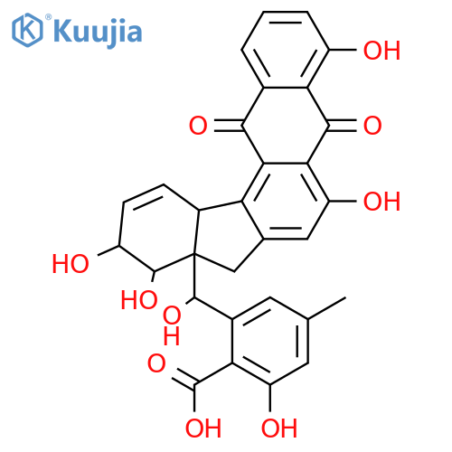 Rubellin E; 4-Deoxy structure