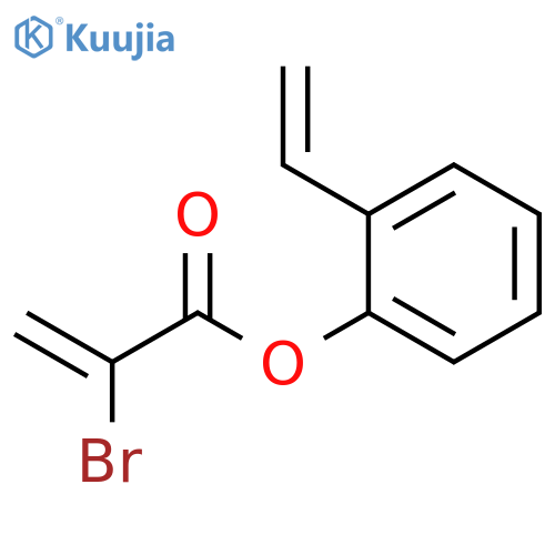 2-Ethenylphenyl 2-bromo-2-propenoate structure