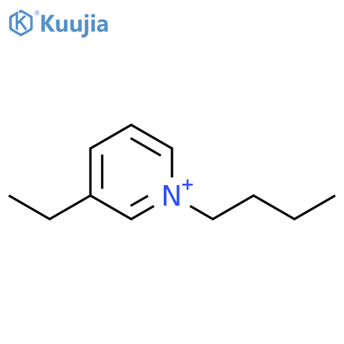 Pyridinium, 1-butyl-3-ethyl- structure