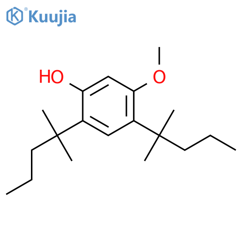 PHENOL, 2,4-DI-TERT-HEXYL-5-METHOXY- structure