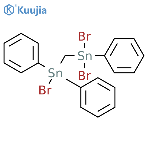 Stannane, bromo[(dibromophenylstannyl)methyl]diphenyl- structure