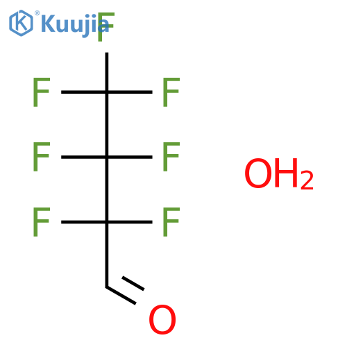 2,2,3,3,4,4,4-Heptafluorobutanal--water (1/1) structure