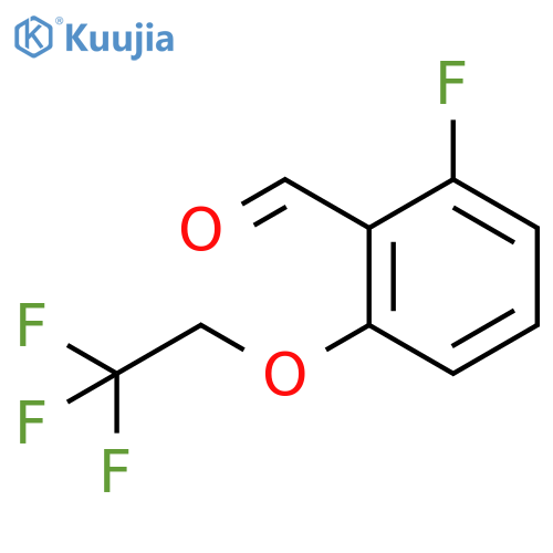 2-fluoro-6-(2,2,2-trifluoroethoxy)benzaldehyde structure
