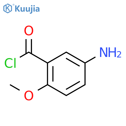 Benzoyl chloride, 5-amino-2-methoxy- structure