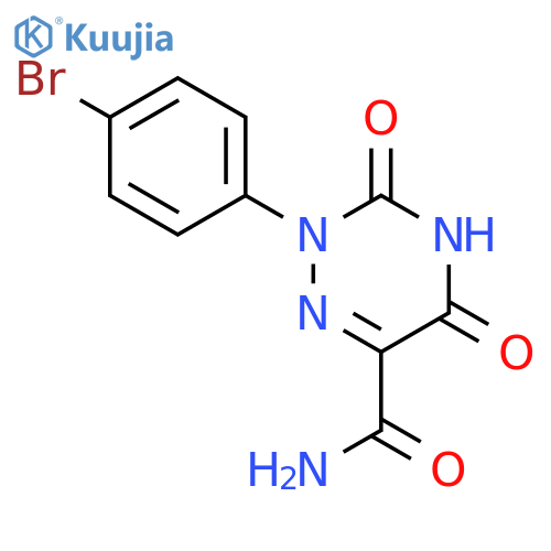 1,2,4-Triazine-6-carboxamide,2-(4-bromophenyl)-2,3,4,5-tetrahydro-3,5-dioxo- structure