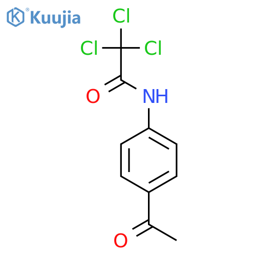 Acetamide,N-(4-acetylphenyl)-2,2,2-trichloro- structure