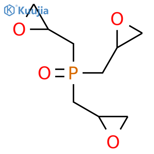 Phosphine oxide, tris(oxiranylmethyl)- structure
