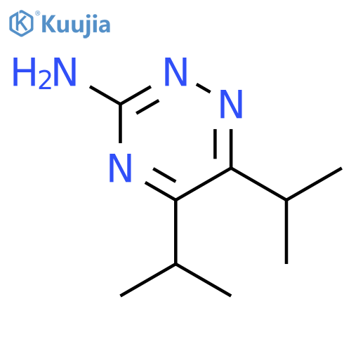 1,2,4-Triazin-3-amine, 5,6-bis(1-methylethyl)- structure