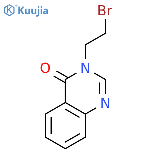 3-(2-bromoethyl)-3,4-dihydroquinazolin-4-one structure