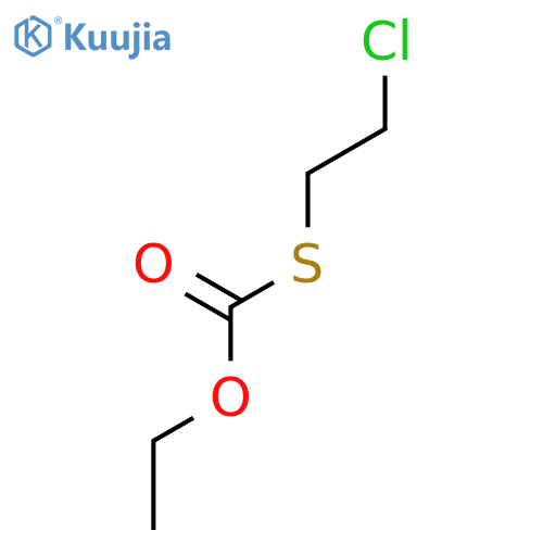Carbonothioic acid, S-(2-chloroethyl) O-ethyl ester structure