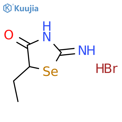 5-Ethyl-2-iminoselenazolidin-4-one hydrobromide structure