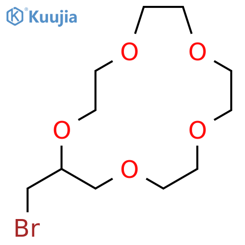 1,4,7,10,13-Pentaoxacyclopentadecane, 2-(bromomethyl)- structure