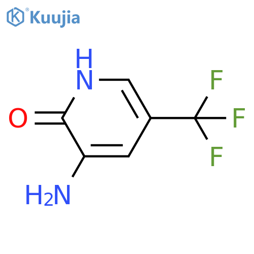 3-Amino-5-(trifluoromethyl)pyridin-2-ol structure